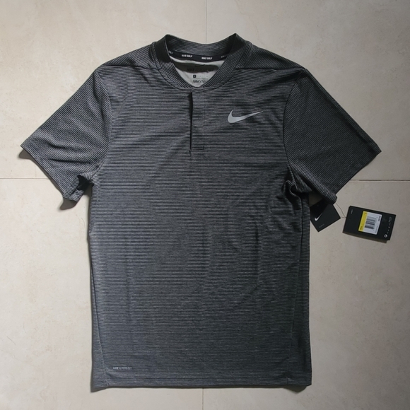 nike collarless golf shirts